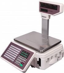 Весы торговые с печатью этикетки CheckWay CW-500P со стойкой в Симферополе